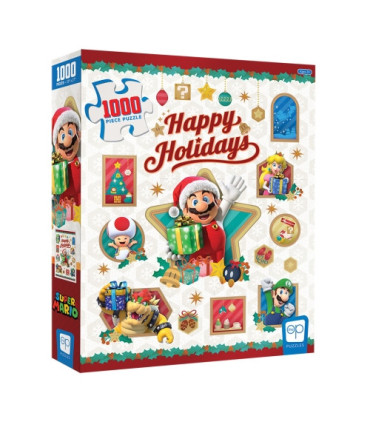 PUZLE MARIO HAPPY HOLIDAYS 1000 PIEZAS