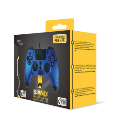 Mando con Cable SteelPlay Azul Zafiro