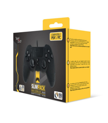 Mando con Cable SteelPlay Negro Ébano