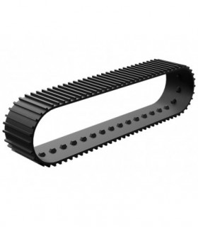 Banda continua de hule 139x34, negro