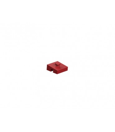 Bloque de construcción angular 7,5°, rojo