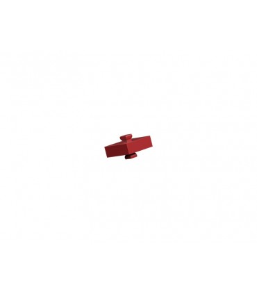 Bloque de construcción 5 con 2 chaveta, rojo