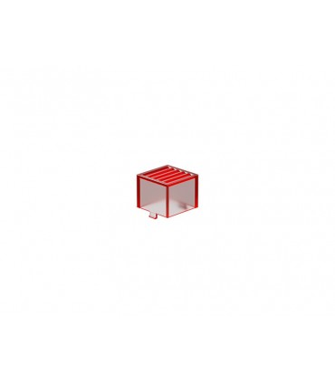 Capuchón de color para lámpa, rojo