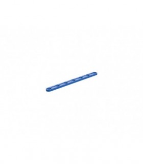 I strut 90 con agujero, azul