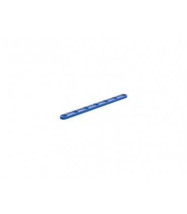 I strut 90 con agujero, azul