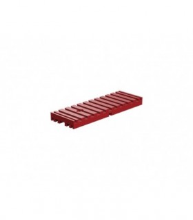 Placa base de construcción 30x90, rojo