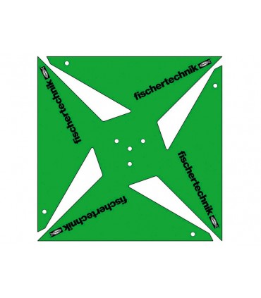 Plantilla de cartulina para formar áspas