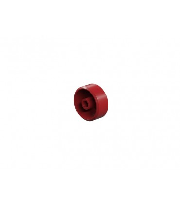 Rueda de plástico 23, rojo