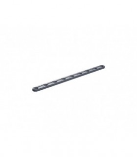 Riostra con perforaciones 120, plateado