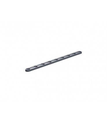 Riostra con perforaciones 120, plateado