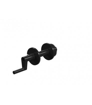 Tambor de malacate de cable, negro